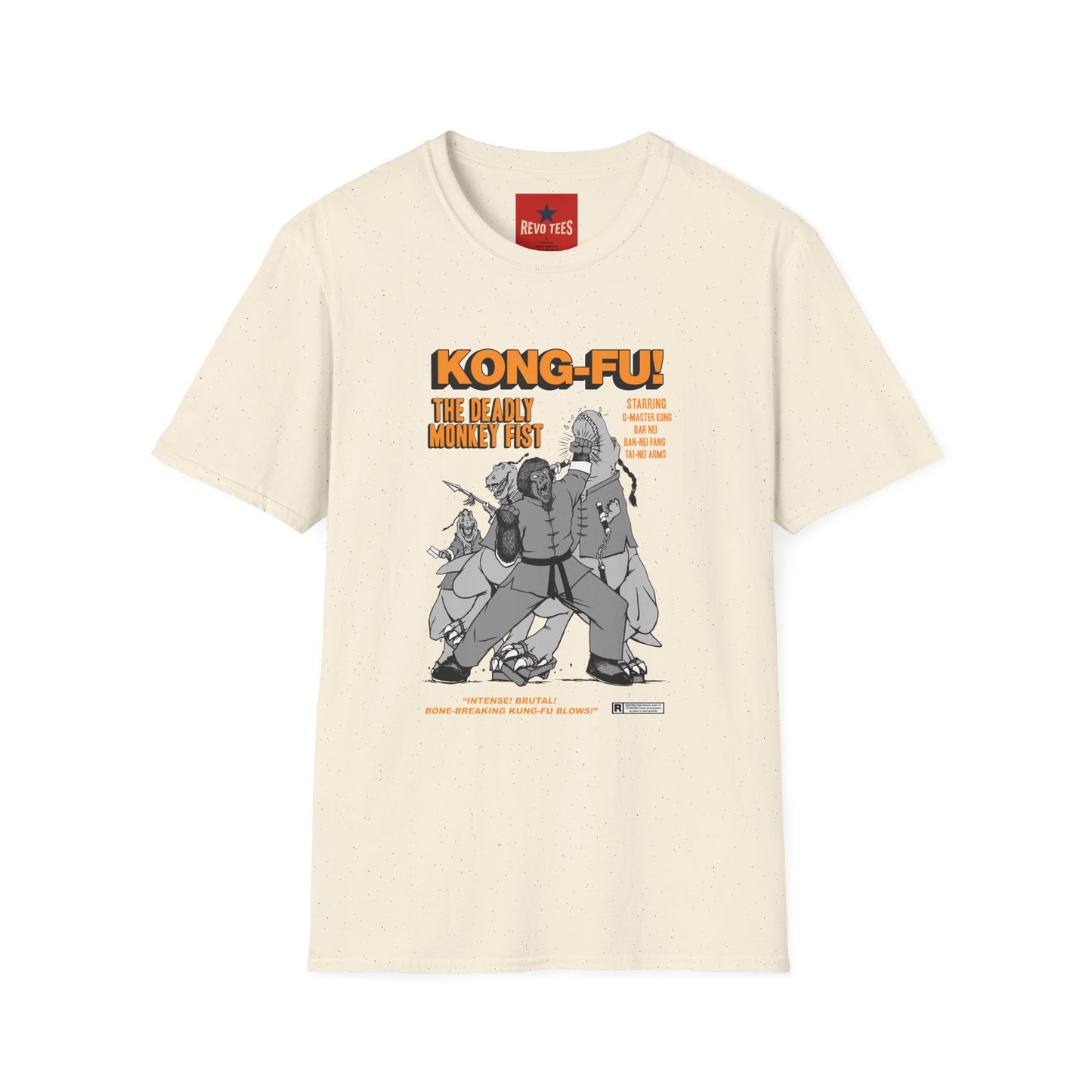 Kong-Fu! The Deadly Monkey Fist T-Shirt — Retro Martial Arts Movie Poster Tee