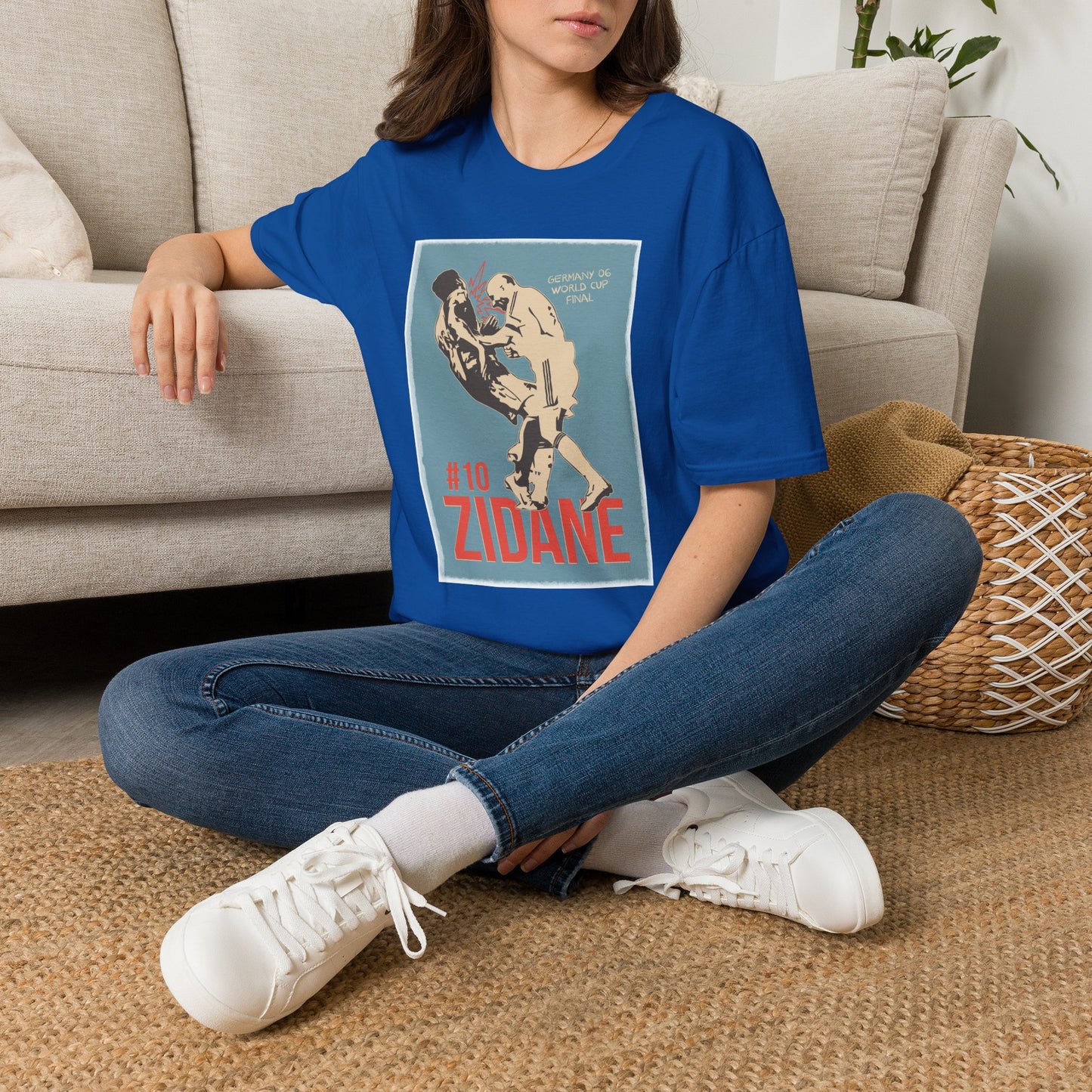 World Cup 2026 - France Headbutt Soccer T-Shirt — 2006 World Cup Retro Football Tee