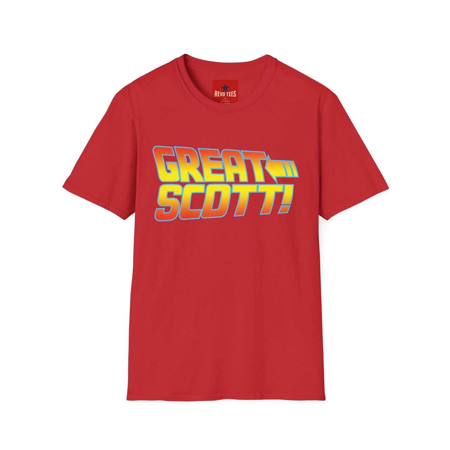 Great Scott! T-Shirt — Retro 80s Movie Quote Tee