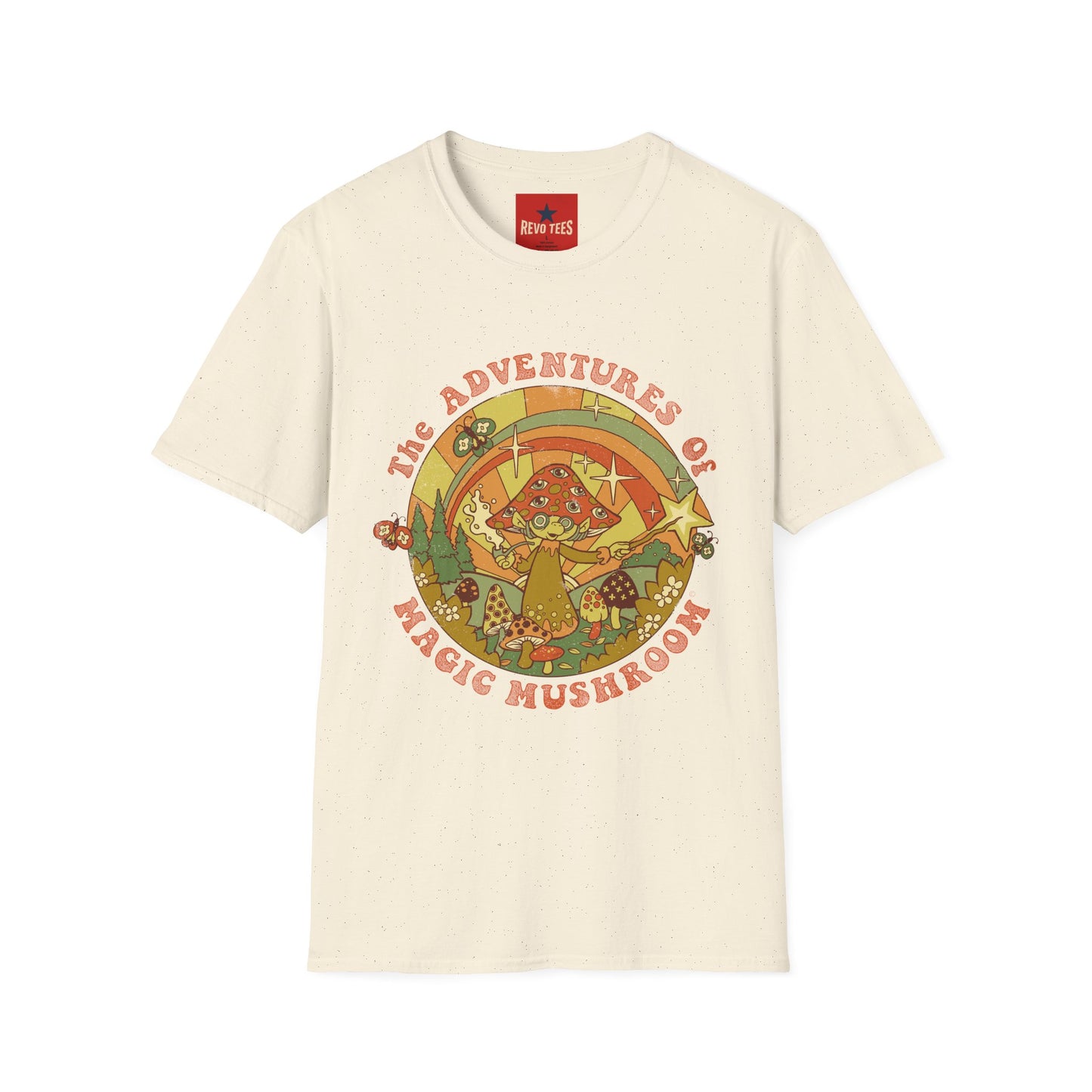 Psychedelic 'The Adventures of a Magic Mushroom' T-Shirt