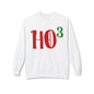Christmas HO — Festive Red & Green Holiday Crewneck Sweatshirt
