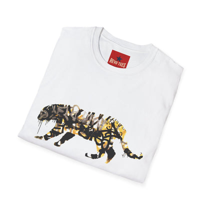 Banksy Graffiti Tiger T-Shirt — Urban Street Art Cat Tee