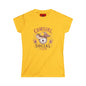 Cowgirl Social Club Women's Tee — Western Cowgirl Hat Graphic Shirt