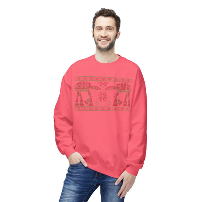 Star Wars AT-AT Holiday Sweater Crewneck Sweatshirt