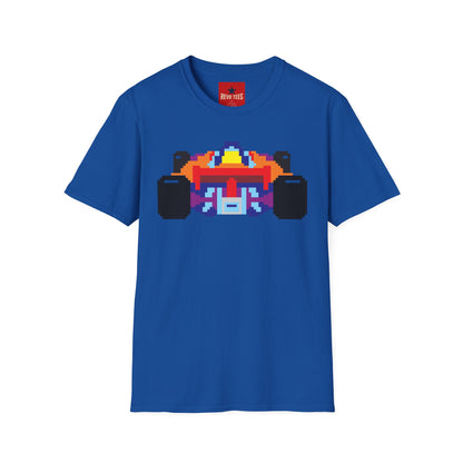 Pixel Race Car T-Shirt — Retro 8-Bit Racing Graphic Tee