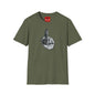 Graphic T-Shirt — Grayscale Middle Finger Design