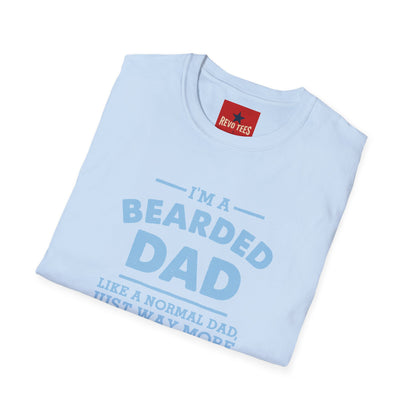 Bearded Dad T‑Shirt — "I'm a Bearded Dad" Funny Father's Day Tee