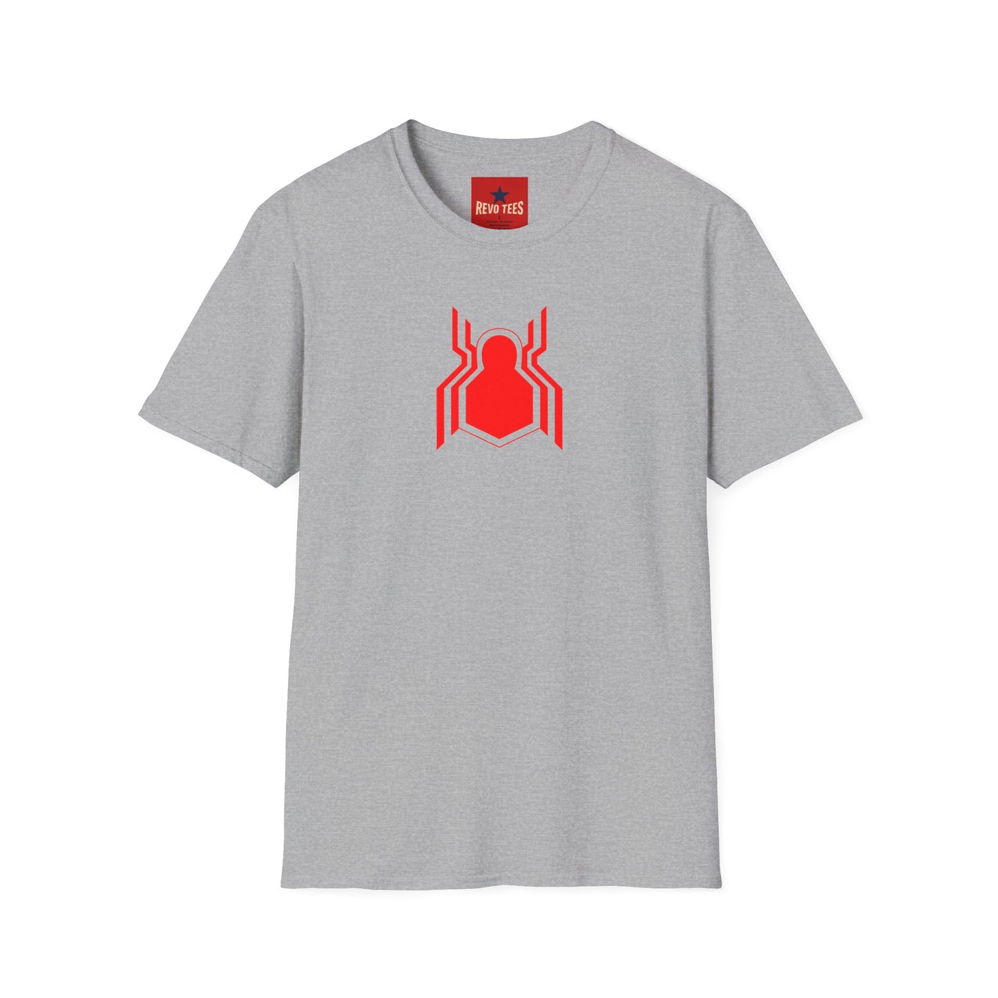 Spider Emblem T-Shirt — Minimal Red Spider Logo Tee