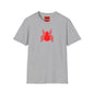 Spider Emblem T-Shirt — Minimal Red Spider Logo Tee