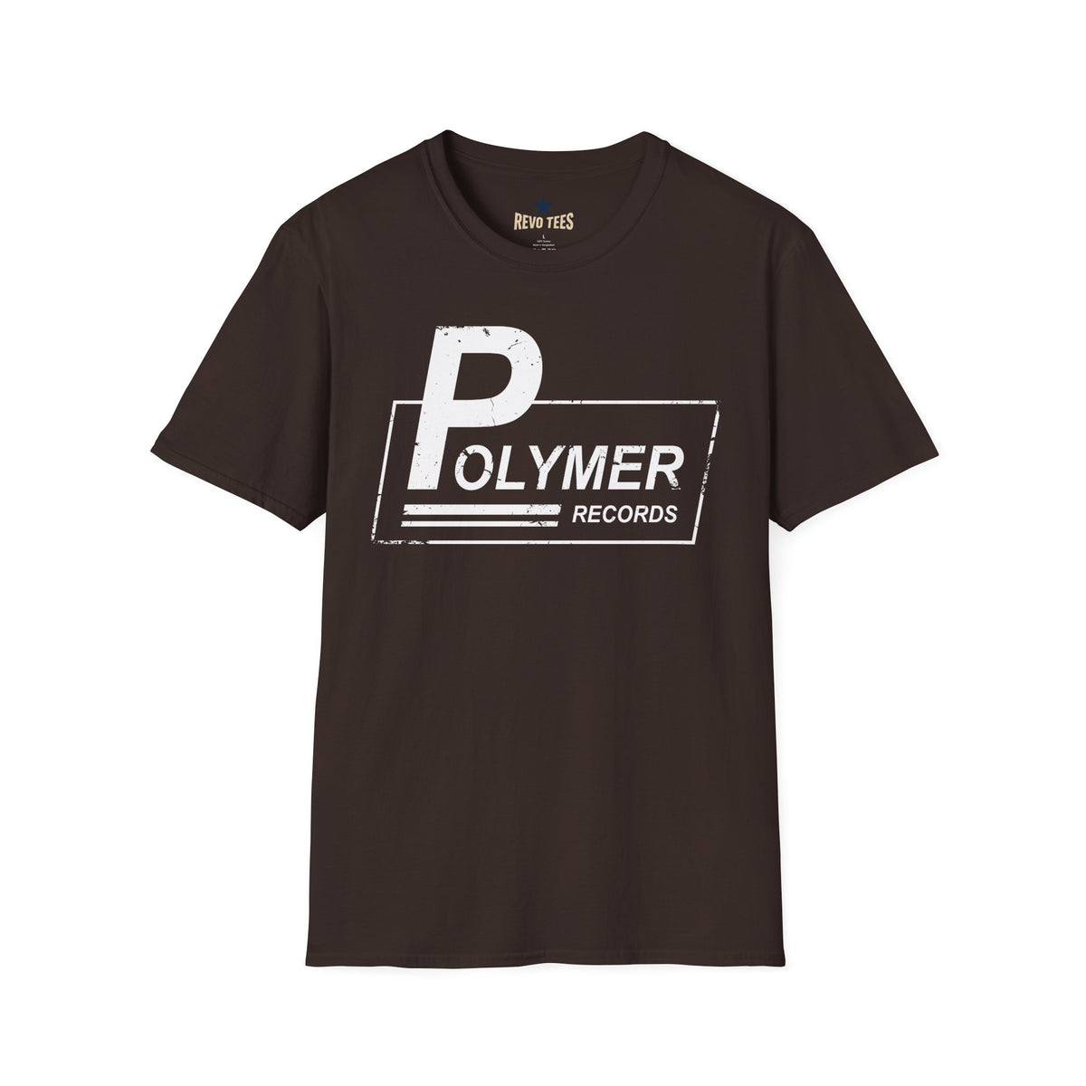 Revotees Polymer Records Iconic Label Unisex Softstyle T-Shirt - alternate view 4