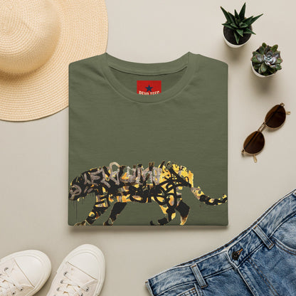 Banksy Graffiti Tiger T-Shirt — Urban Street Art Cat Tee