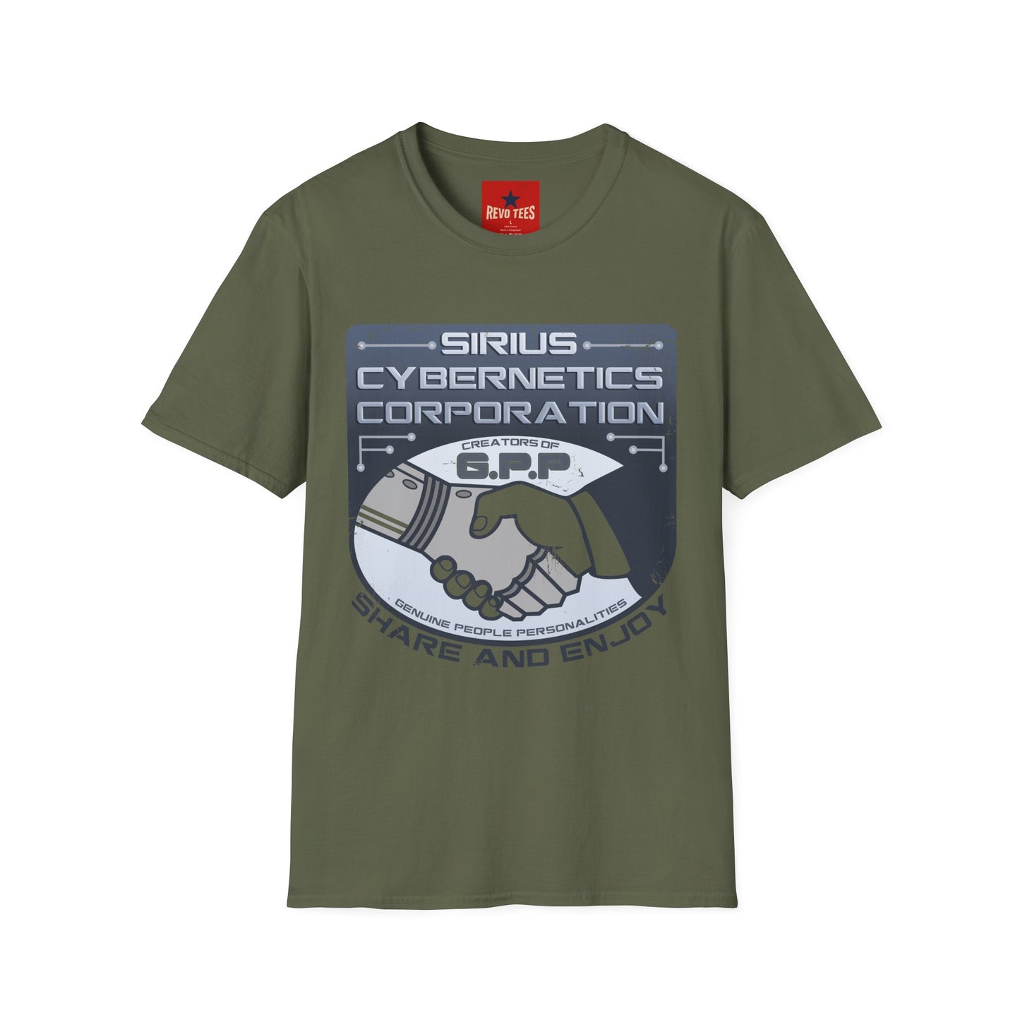 Cybernetic Corporation T‑Shirt — "Sirius Cybernetics Corporation" Retro Sci‑Fi Tee