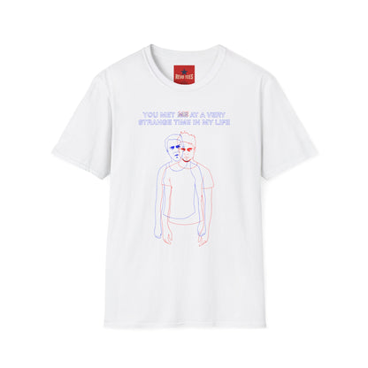 Vintage Doppelgänger Tee — "You Met Me at a Very Strange Time in My Life" Graphic T-Shirt