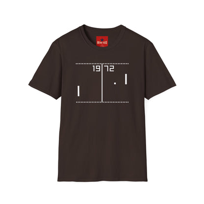 1972 Retro Pong T-Shirt — Vintage Arcade Video Game Tee