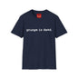 Grunge Is Dead T-Shirt — Retro Band Tee for Music Fans