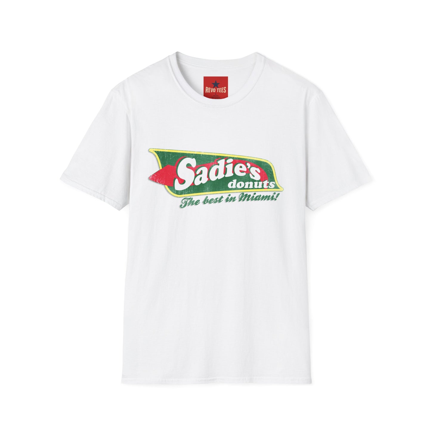 Sadie’s Donuts T-Shirt — 'The Best in Miami' Vintage Logo Tee