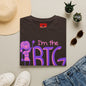 Big Sister T-Shirt — "I'm the Big Sister" Cute Pink & Purple Kids/Family Tee