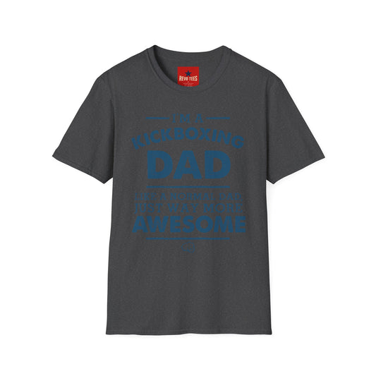 Kickboxing Dad T-Shirt — "I'm a Kickboxing Dad" Athletic Father's Day Tee