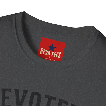 Revotees Graphic T-Shirt — "Revotees" Star Logo Tee (Est. 2026)