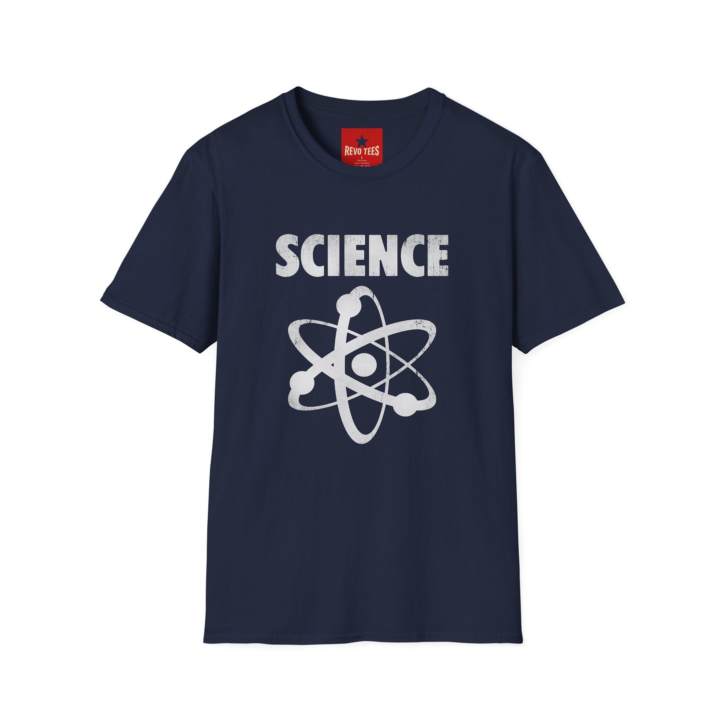 Science Atom Graphic T-Shirt — Retro STEM Tee for Scientists & Students