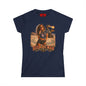 Burning Man Women's Softstyle Tee — Minimal White Festival Tee