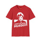 I Am Talking Murder Graphic T‑Shirt — Retro Noir Portrait Tee