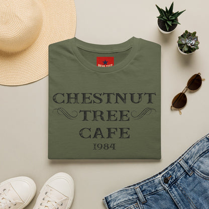 Chestnut Tree Cafe 1984 T-Shirt — Vintage Café Logo Tee