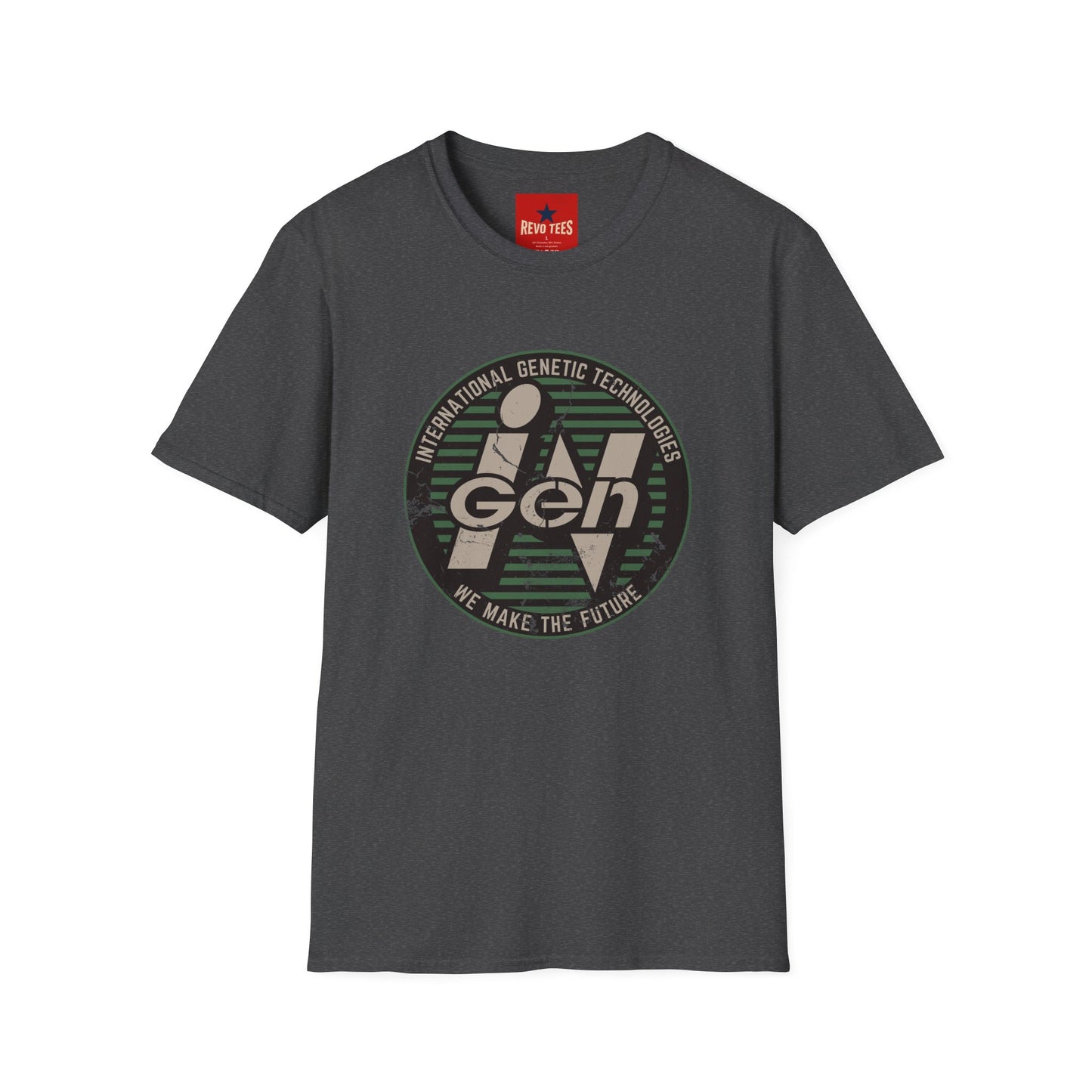 Gen Logo T-Shirt — Vintage 'International Genetic Technologies' Graphic Tee