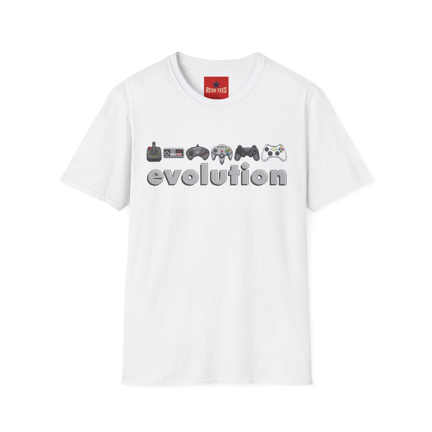 Video Game Controller Evolution T-Shirt — Retro to Modern Gamer Tee