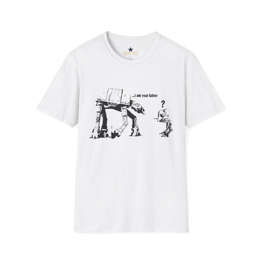 Revotees Banksy I Am Your Father Star Wars at Funny Graphic T-Shirt