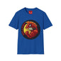 Red Devilfish Graphic T-Shirt — Bold Retro Sea Monster Tee