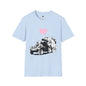Revotees Banksy Pink Drip Heart with Tank Graffiti T-Shirt - alternate view 6