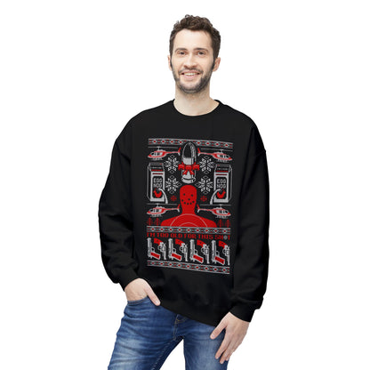 Lethal Knitting - Too Old For This Sh!t Christmas Ugly Sweater