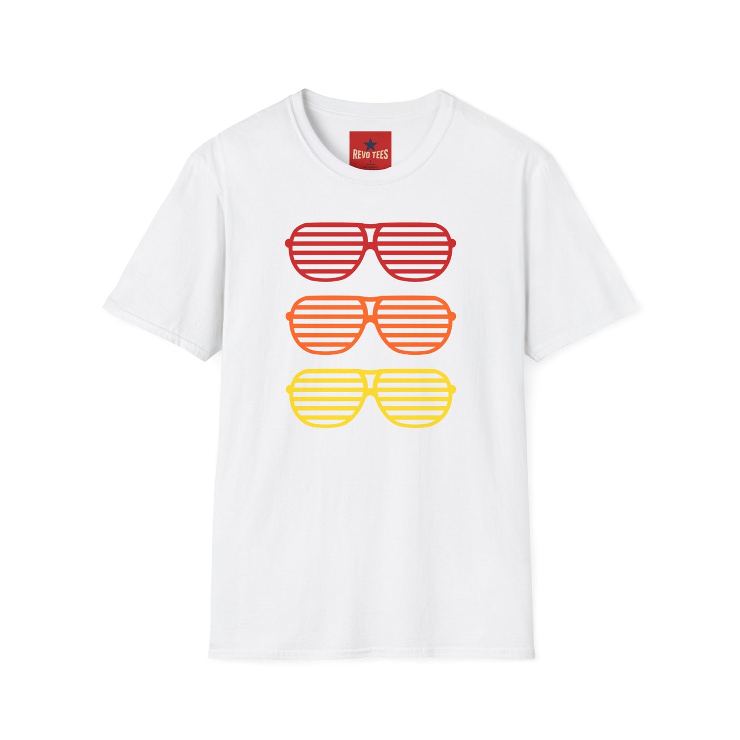 T-Shirt — Retro Shutter Shades Gradient Graphic