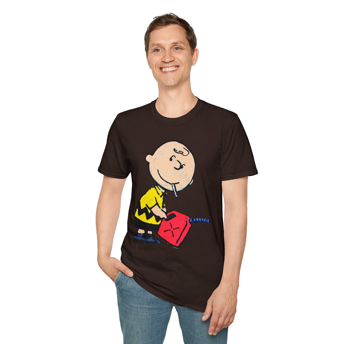 Banksy Novelty Cartoon Graphic T-Shirt — Naughty Charlie