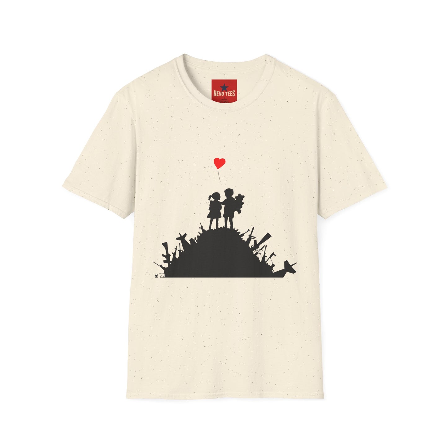 Banksy Boy & Girl - Unisex Softstyle T-Shirt