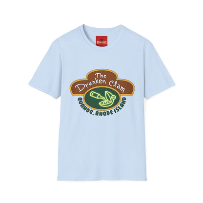 T-Shirt — The Drunken Clam Providence RI Vintage Neon Bar Logo