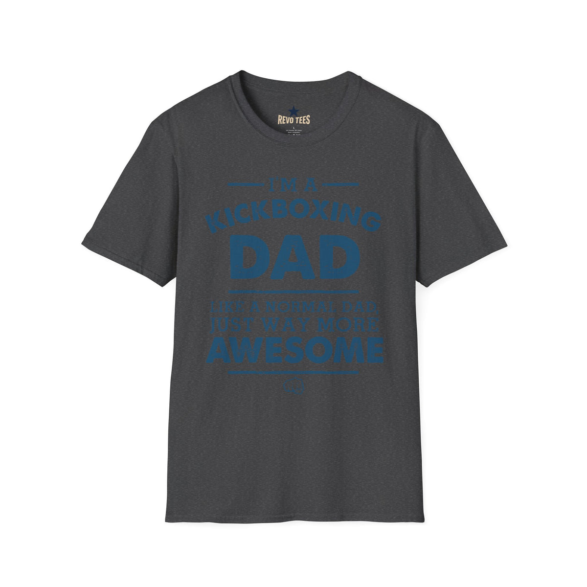 Revotees Kickboxing Dad Im a Kickboxing Dad Athletic Fathers Day T-Shirt - alternate view 7
