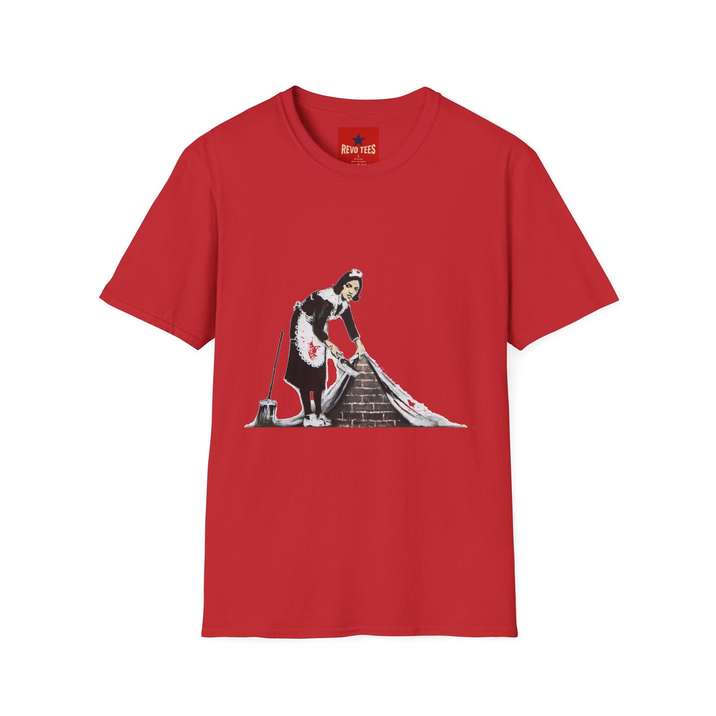Banksy's Maid Street Art T-Shirt — Banksy-Inspired Housecleaning Graphic Tee