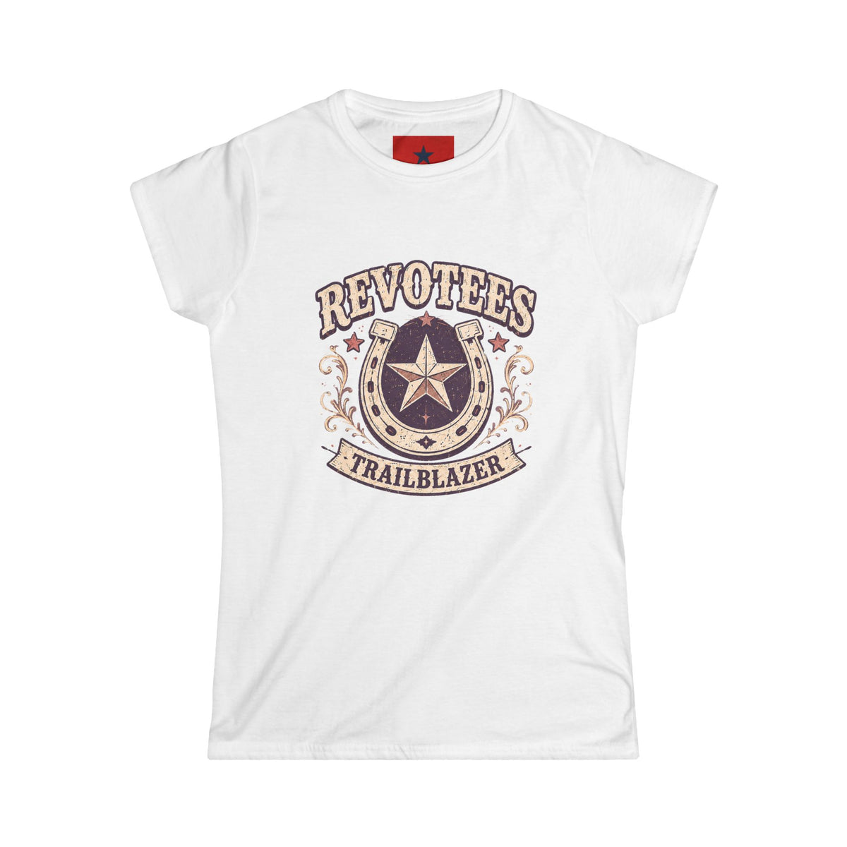 Revotees Trailblazer Revotees Western Star Womens T-Shirt - alternate view 2