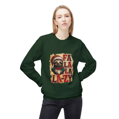 Fa La La La-Zy Sloth Christmas Sweatshirt