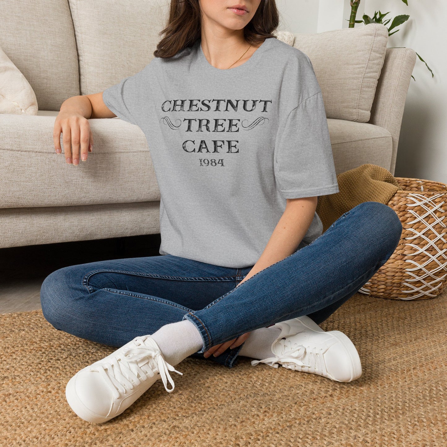 Chestnut Tree Cafe 1984 T-Shirt — Vintage Café Logo Tee