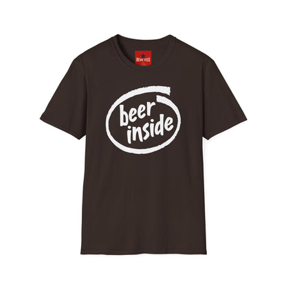 Beer Inside T-Shirt — Funny Craft Beer Logo Tee for Beer Lovers