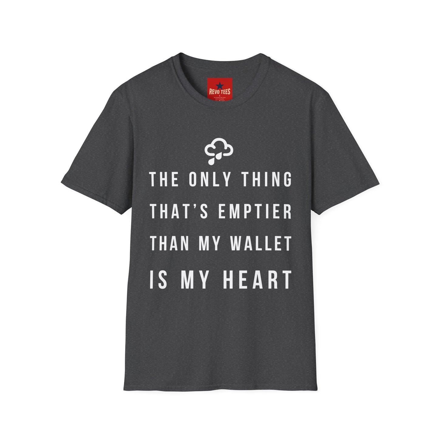 Emptier Than My Wallet - Unisex Softstyle T-Shirt