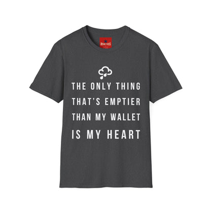 Emptier Than My Wallet - Unisex Softstyle T-Shirt