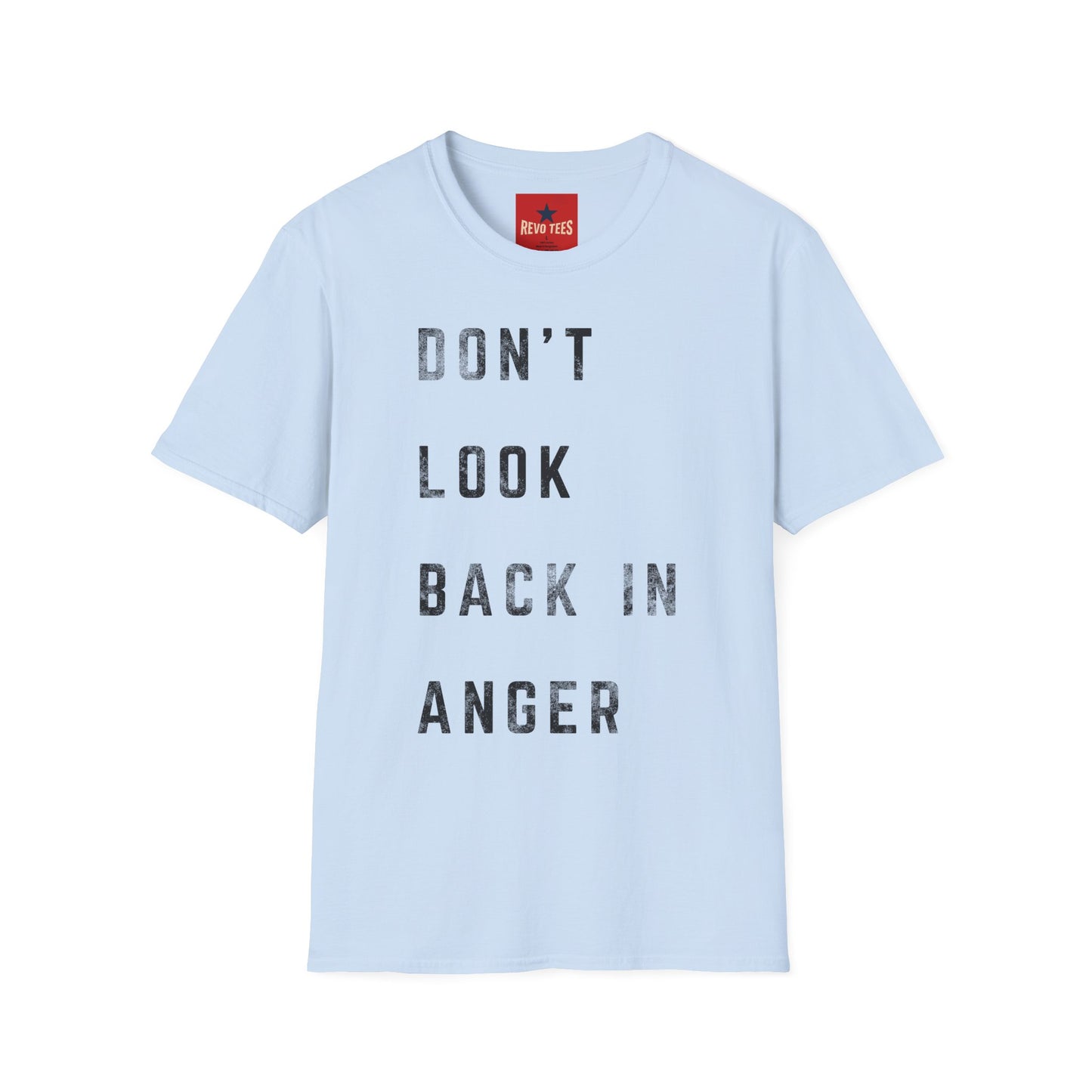 Don't Look Back In Anger T-Shirt — Retro Oasis Song Lyric Tee