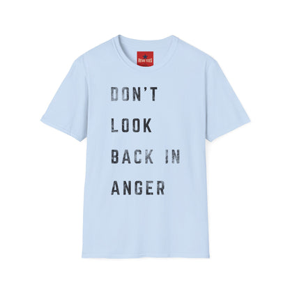 Don't Look Back In Anger T-Shirt — Retro Oasis Song Lyric Tee