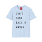 Don't Look Back In Anger T-Shirt — Retro Oasis Song Lyric Tee