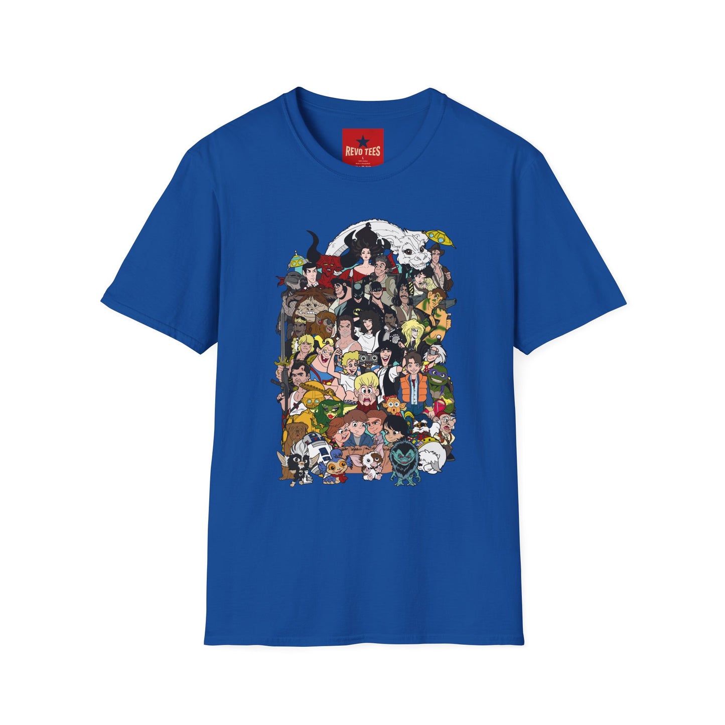 Anime Character Collage T-Shirt — Retro Studio Movie Tribute Tee