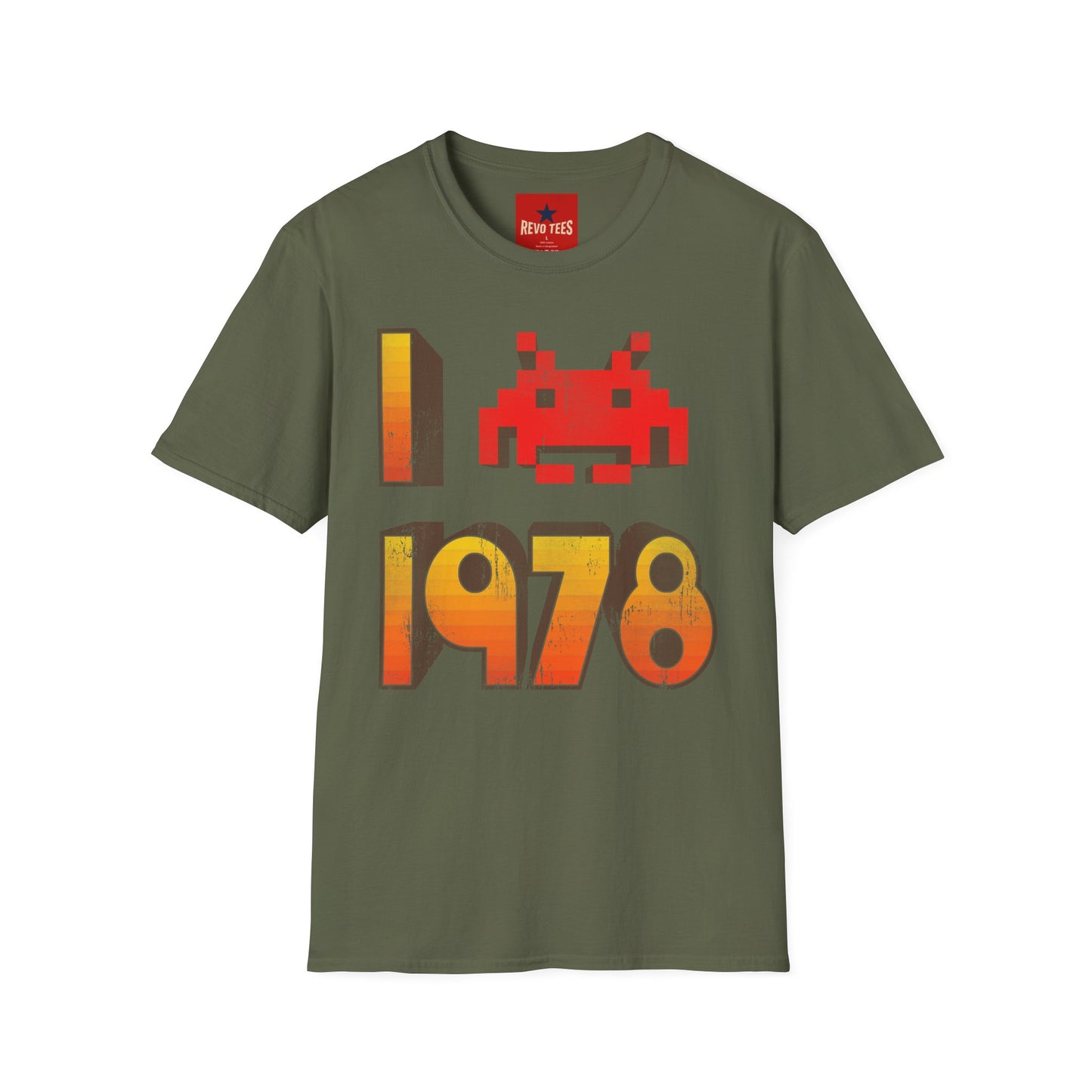Retro 1978 Space Invader T-Shirt — Vintage Pixel Arcade Tee
